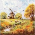 Beldizart Ristipistopakkaus "Vanhalla myllyllä" 19x19 cm SANU-09 Beldizart Ristipistopakkaus "Vanhalla myllyllä" 19x19 cm SANU-09