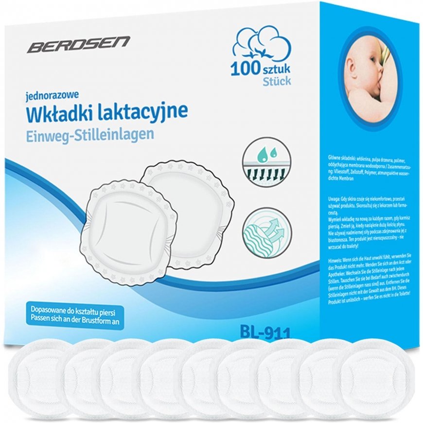 Disposable bra pads Berdsen, highly absorbent, Berdsen BL-911100 pcs.