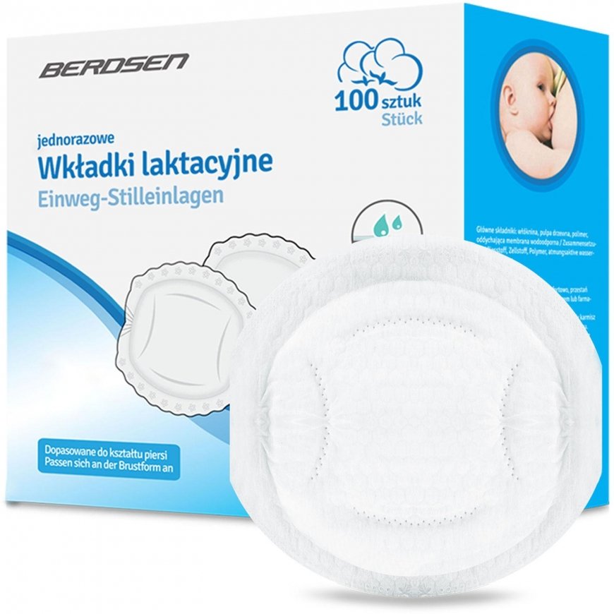 Disposable bra pads Berdsen, highly absorbent, Berdsen BL-911100 pcs. – 2