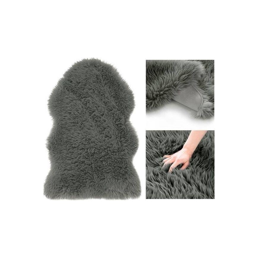AmeliaHome Carpet AH DOKKA DARKGREY S75x150