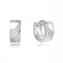 Beneto Charming silver round earrings AGUC2674 Beneto Charming silver round earrings AGUC2674