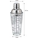 Baarimestarin lasi juomasekoittimeen cocktaileja resepteineen 400ml Klausberg KB-7647 Baarimestarin lasi juomasekoittimeen cocktaileja resepteineen 400ml Klausberg KB-7647