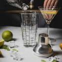 BARTENDER'S GLASS DRINKS SHAKER COCKTAILS WITH RECIPES 400ML KLAUSBERG KB-7647 BARTENDER'S GLASS DRINKS SHAKER COCKTAILS WITH RECIPES 400ML KLAUSBERG KB-7647