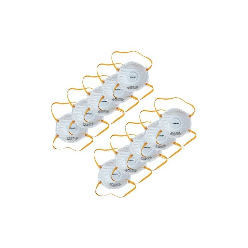 Stanley protective masks with ffp2 valve, 10 pcs.
