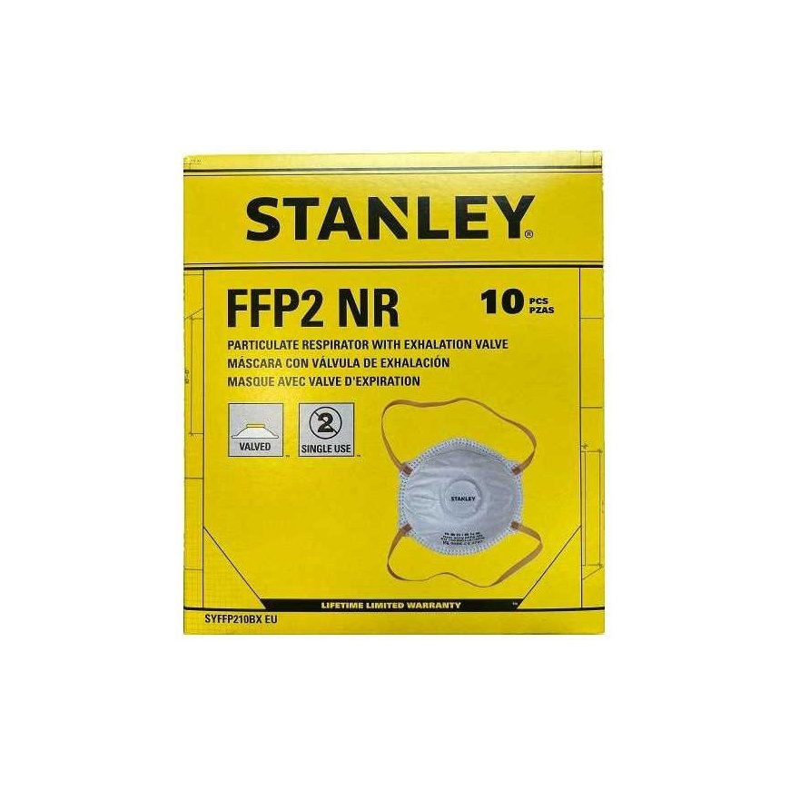 Stanley-suojanaamarit FFP2-venttiilillä, 10 kpl. – 2