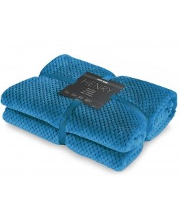 Throw DecoKing Henry, blue, 150 cm x 200 cm