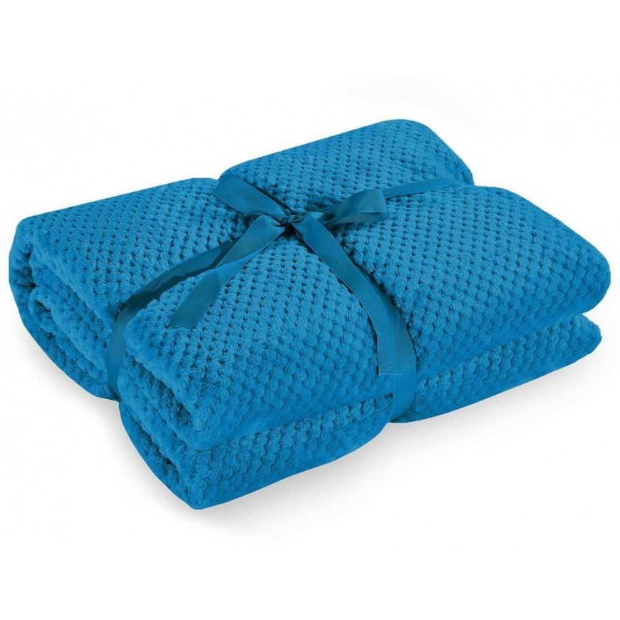 Throw DecoKing Henry, blue, 150 cm x 200 cm – 4