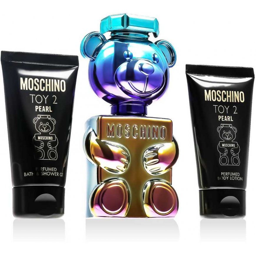 Moschino Toy 2 Pearl rinkinys unisex (EDP, 50 ml + dušo želė, 50 ml + kūno losjonas, 50 ml) – 3