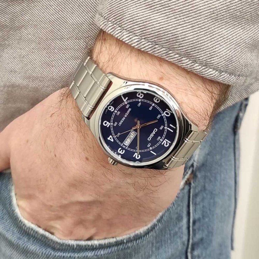 Vyriškas laikrodis Casio Collection MTP-V006D-2B + BOX – 4