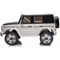 Lean Cars Vienvietis vaikiškas elektromobilis Mercedes EQG 4x4, baltas Lean Cars Vienvietis vaikiškas elektromobilis Mercedes EQG 4x4, baltas