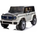 Lean Cars Single-seater children's electric car Mercedes EQG 4x4, white Lean Cars Single-seater children's electric car Mercedes EQG 4x4, white