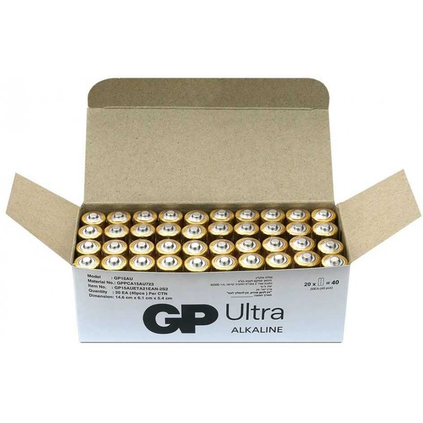 GP Battery Alkaline LR6/AA batteries gp ultra 40 pcs. (g-tech) – 4