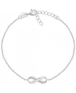 Brilio Silver Brilio Silver Decent Silver Bracelet Infinity BRC119W