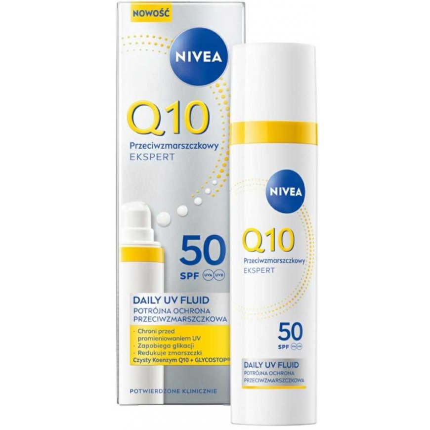 Nivea Q10 Anti-wrinkle Expert daily UV fluid SPF50 40ml