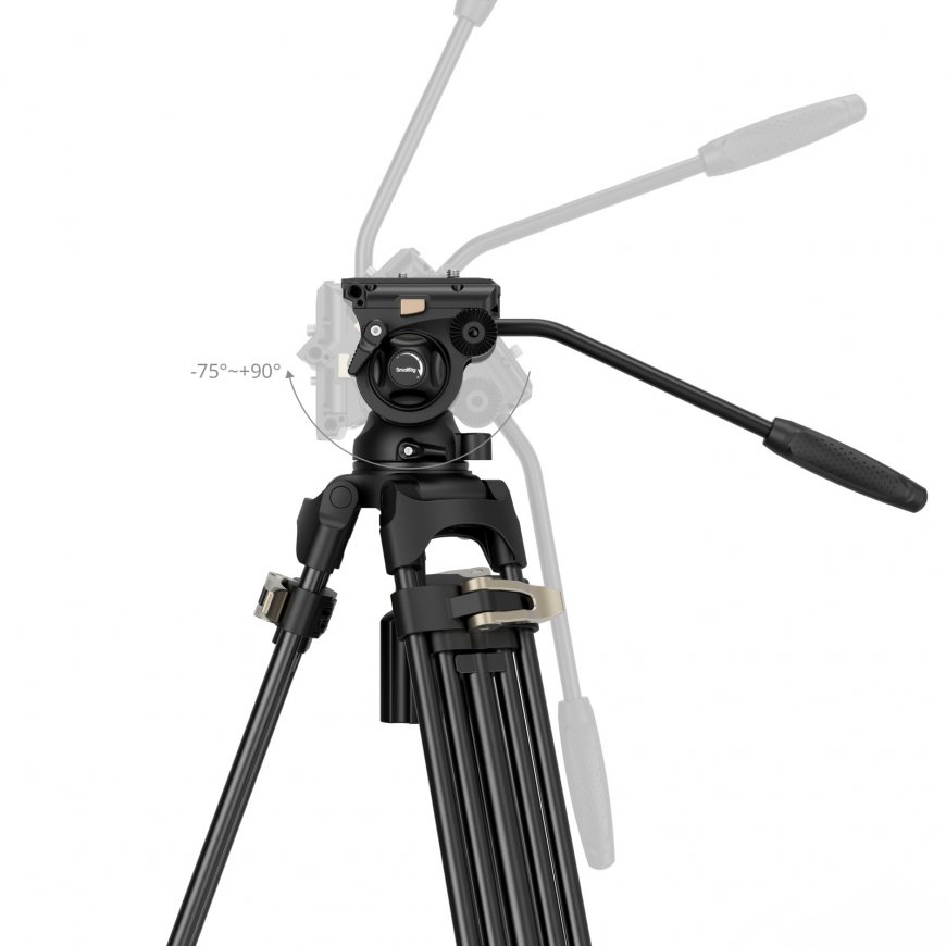 SmallRig 4686 trijkājis Rokas videokamera 3 kāja (-s) Melns – 4