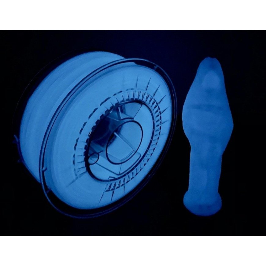 Plastic Devil Design PLA - 1.75mm - 0.33kg - Glow in the Dark Blue – 3