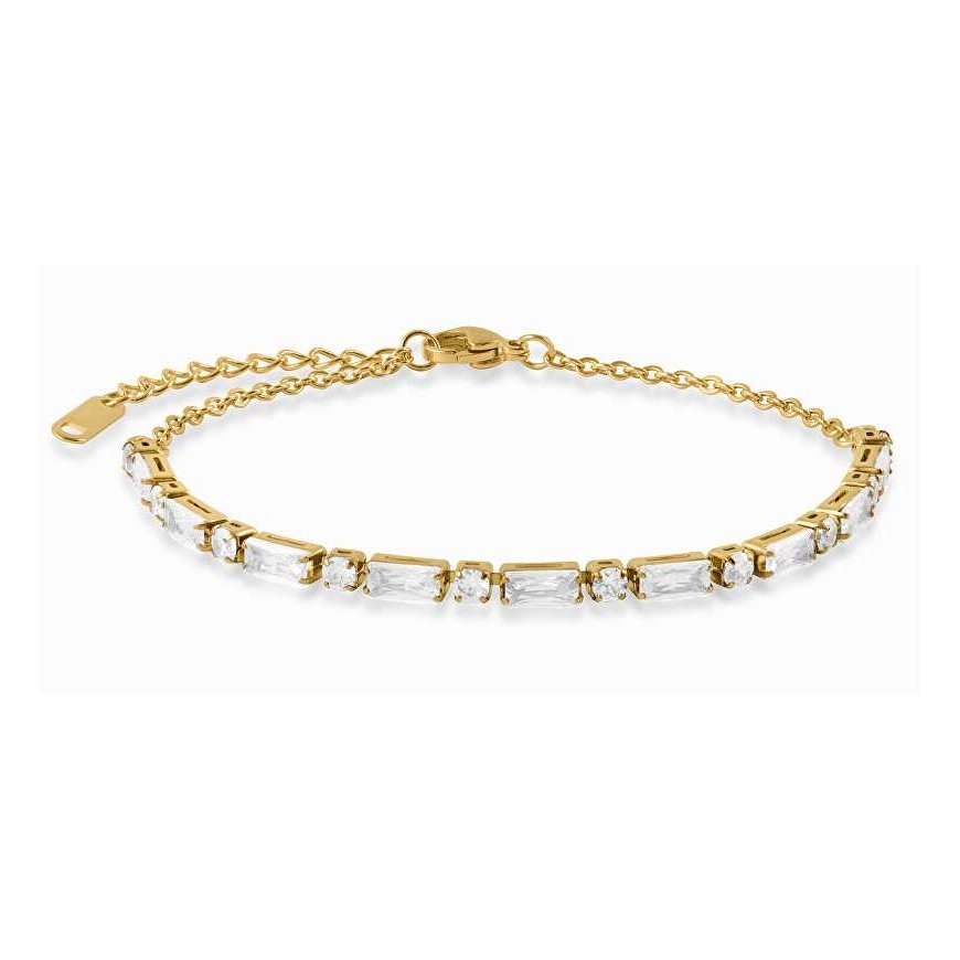 Troli Charming gold-plated bracelet with crystals