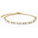 Troli Charming gold-plated bracelet with crystals Troli Charming gold-plated bracelet with crystals
