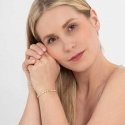 Troli Charming gold-plated bracelet with crystals Troli Charming gold-plated bracelet with crystals