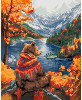 Beldizart Deimantų tapyba su porėmiu 40x50 cm Rudens harmonija DP404