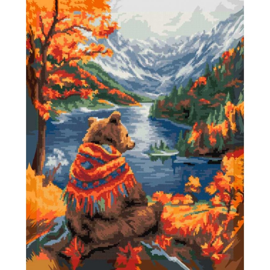 Beldizart Diamond Painting with Frame 40x50 cm Autumn Harmony DP404