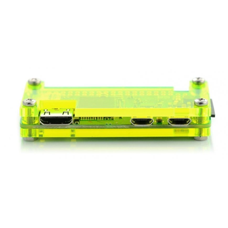 Raspberry Pi Zero case - Fluo Open - green – 2