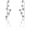 Jwl Luxury Pearls Long shiny earrings with crystals JL0690 Jwl Luxury Pearls Long shiny earrings with crystals JL0690
