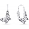 Brilio Silver Brilio Silver Design silver earrings Butterflies EA187W Brilio Silver Brilio Silver Design silver earrings Butterflies EA187W