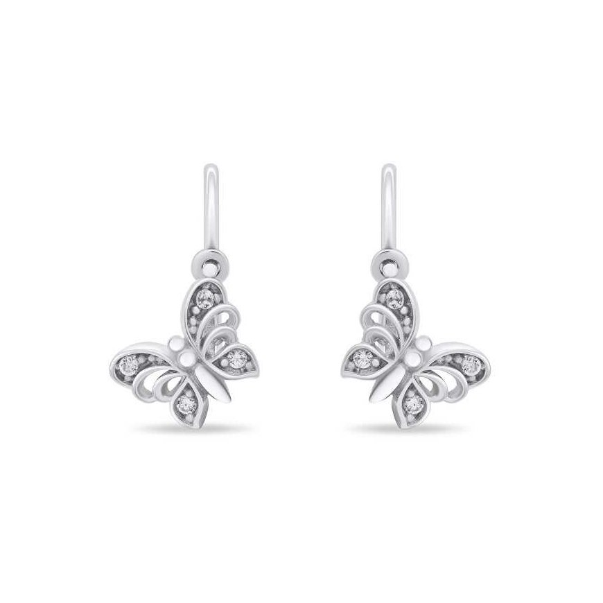 Brilio Silver Brilio Silver Design silver earrings Butterflies EA187W – 3