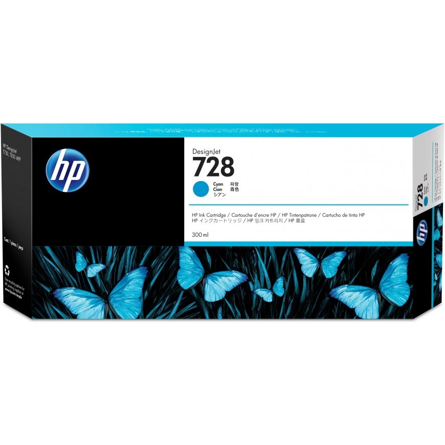 HP Poly HP 728 300-ml Cyan