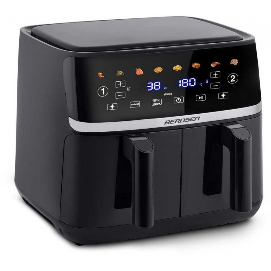 Friteerauskeitin Suuri ilmakeitin Berdsen BD-657 musta – 4