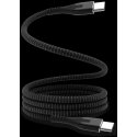 STATIK MagStack Pro, magnetic cable, USB-C to USB-C, 2m, Black STATIK MagStack Pro, magnetic cable, USB-C to USB-C, 2m, Black