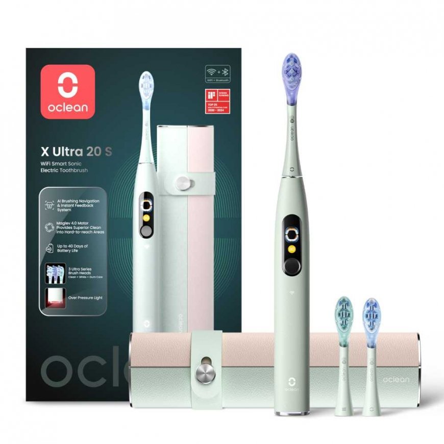Oclean Elektrinis dantų šepetėlis X Ultra 20 S Žalias – 2