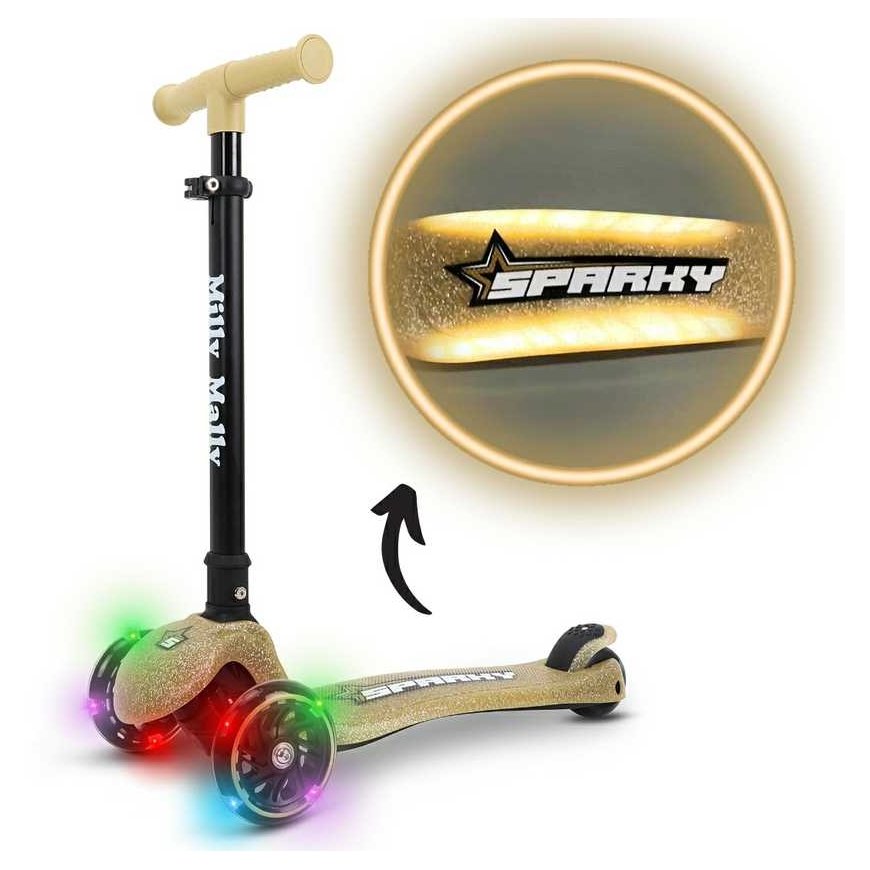 Milly Mally scooter Sparky Champagne