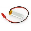 Akyga Li-Pol elementas 120mAh 1S 3.7V - JST-BEC jungtis + lizdas - 35x12x4mm