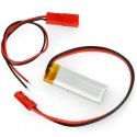 Akyga Li-Pol battery 120mAh 1S 3.7V - JST-BEC connector + socket - 35x12x4mm Akyga Li-Pol battery 120mAh 1S 3.7V - JST-BEC connector + socket - 35x12x4mm