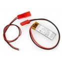 Akyga Li-Pol battery 120mAh 1S 3.7V - JST-BEC connector + socket - 35x12x4mm Akyga Li-Pol battery 120mAh 1S 3.7V - JST-BEC connector + socket - 35x12x4mm
