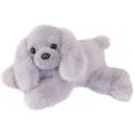 Lean Toys Cocker Spaniel Plush Dog with Weighted Paws, Gray, 30 cm