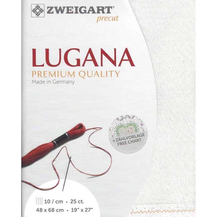 Zweigart Sawitzki Iš anksto iškirpta Lugana 48x68 cm 3835114868 – 2