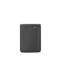 Brabantia Bo Waste Bin, 7L - Mineral Infinite Grey Brabantia Bo Waste Bin, 7L - Mineral Infinite Grey