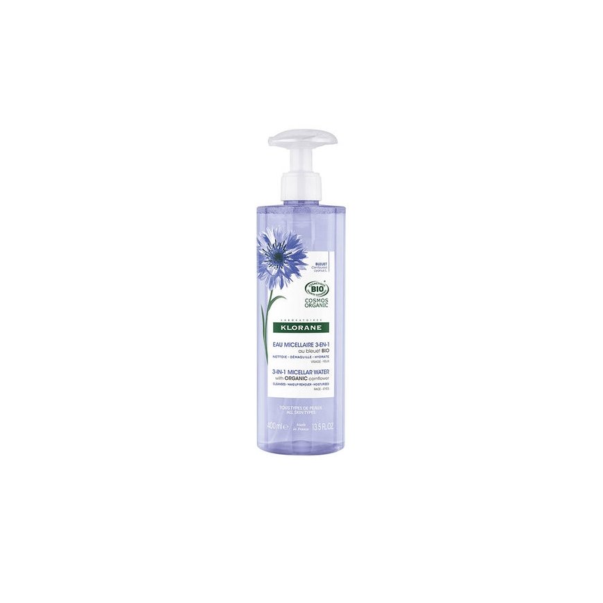 Klorane Organic Cornflower micellar cleansing water 400 ml