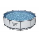 Bestway Steel Pro 56418 virszemes baseins Baseins ar apmalēm Apaļš 9150 L Bestway Steel Pro 56418 virszemes baseins Baseins ar apmalēm Apaļš 9150 L