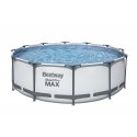 Bestway Steel Pro 56418 virszemes baseins Baseins ar apmalēm Apaļš 9150 L Bestway Steel Pro 56418 virszemes baseins Baseins ar apmalēm Apaļš 9150 L