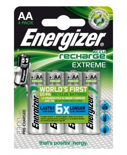Energizer Accu Recharge Extreme 2300 AA BP4 Įkraunama baterija Nikelio-metalo hidridas (NiMH)
