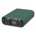 RealPower PB-10000C PD+ 10000 mAh Tumši zaļs RealPower PB-10000C PD+ 10000 mAh Tumši zaļs