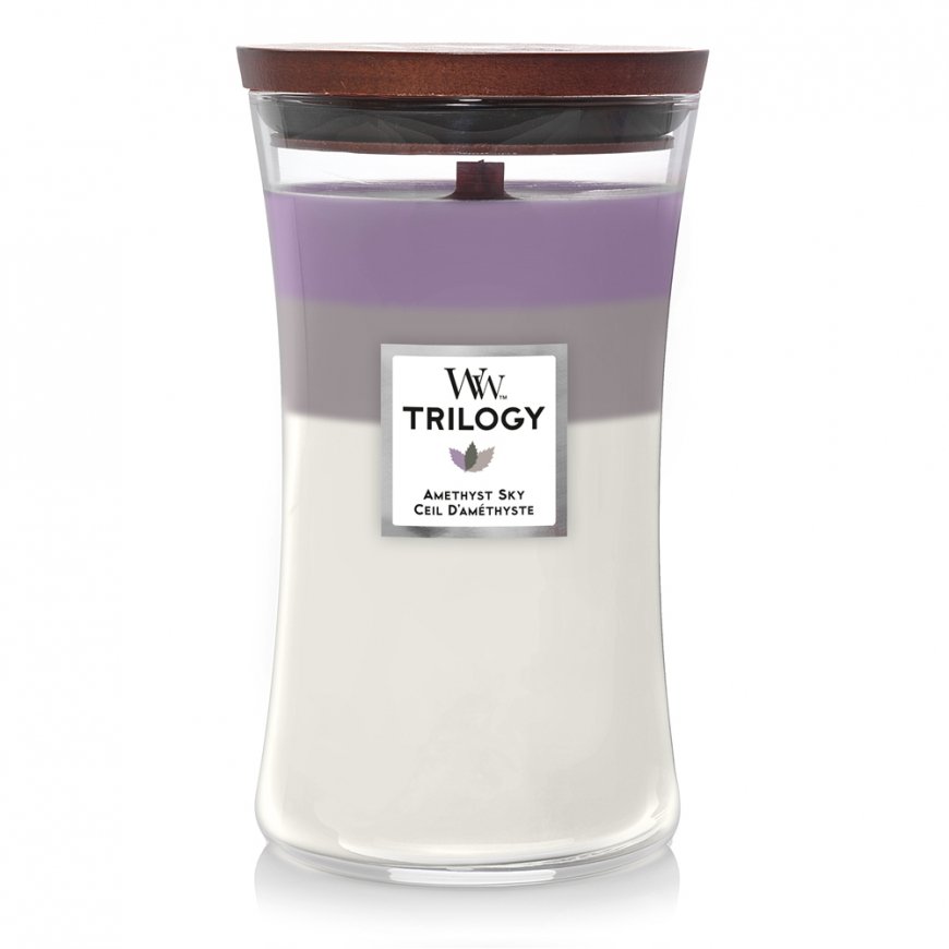 WoodWick Amethyst Sky Trilogy wax candle