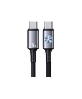 Kabel USAMS Huan Series SJ751 240W USB-C do USB-C 1,2 m tytanowy