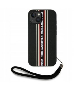 Case Karl Lagerfeld Saffiano Athleisure Stripes Cord for iPhone