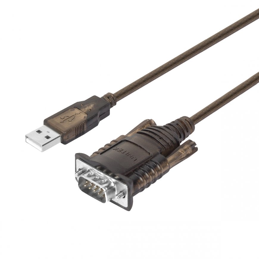 UNITEK Y-108 seriālais kabelis Melns USB