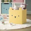 Zeller Muslin -lelulaatikko COZY KIDS korvilla, 28 x 28 x 28 cm Zeller Muslin -lelulaatikko COZY KIDS korvilla, 28 x 28 x 28 cm